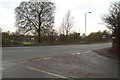 Junction of Hermitage Green Lane with the A49 Newton Road