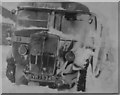 Winter 1947, snowbound bus, Castle Hill, Huddersfield