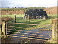 Plastic bales, near Wick Farm