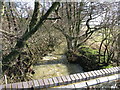 Swollen stream under Church Lane