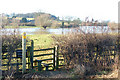 Footpath and floodwater, Marton