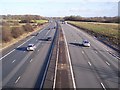 The M25 heading east towards Sevenoaks