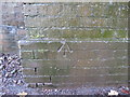 Rivet bench mark in Station Lane