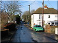 Junction of Frith Road with Bank Road, Aldington