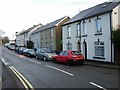 Contrasting housing on Woodfield Road, New Inn (1)