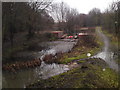 The Itchen navigation canal at Mansbridge