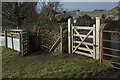 Gate and sheep pen, Hazelhurst Lane