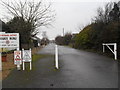 Looking from Broadmark Lane into Broadmark Avenue