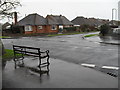 Looking from Glenville Road across Merton Avenue towards Shirley Close