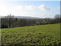 View SW from hillside footpath south of Abingworth