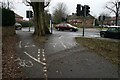 Cycle path markings