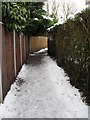 Footpath from Wade Court Road to Havant- end section