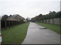 Path from Broadmark Beach to Pigeonhouse Lane