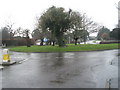 Looking from Vicarage Road towards the church roundabout