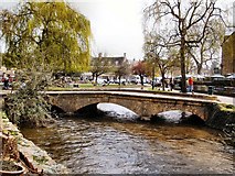 SP1620 : River Windrush, Bourton-on-The -Water by David Dixon