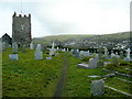 Hilltop churchyard of St. Symphorian