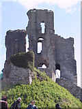 SY9582 : Ruined Keep, Corfe Castle by N Chadwick