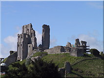SY9582 : Ruins, Corfe Castle by N Chadwick