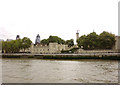 Western end of the Tower of London