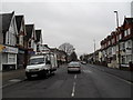 Looking north-west up Linden Road