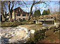 Footbridge over River Avon at Saxon Mill