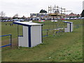 Touchline structures at Kettering rugby club