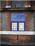 TQ2588 : Notice board, St Jude on the Hill, South Square NW11 by Robin Sones