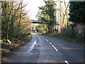 Footbridge over the B2067 Aldington Road