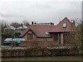 House in Lock Lane, from the canal towpath