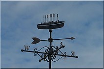 SD3228 : Former Lifeboat Station Weather Vane, Eastbank Road, St Annes-on-Sea by Terry Robinson