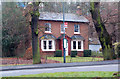 Cottage and bus-stop, Newbold Road