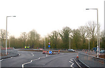 SP4976 : New roundabout, Newbold Road by Andy F