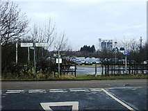 SK9166 : Whisby Nature Centre car park by Michael Westley