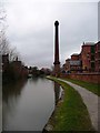 Boiler house and chimney, Springfield Mill, alongside the Erewash Canal