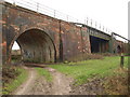 Railway crossing the Piddle