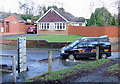 The taxi in the ford, Wombourne, Staffordshire