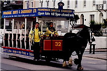 SC3875 : Douglas - Loch Promenade - Horse-drawn trolley by Joseph Mischyshyn