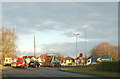 Cross Keys roundabout on A38, Hardwicke, Glos