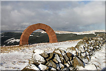 NX7295 : The Striding Arch on Bail Hill by Walter Baxter