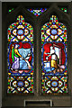 SP8493 : Window in north aisle of Great Eastern Church by Kate Jewell
