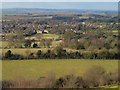 Icknield Way and Watlington from Watlington Hill