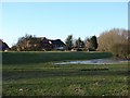 Flood bank at Ambaston