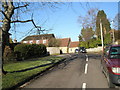 Looking up Meadway towards the B2131