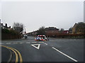 Waterpark Road/Glenavon Road temporary mini-roundabout.