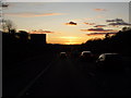 Sunset on the M90 from Arlary