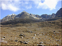 NG9159 : Liathach from the north by Nigel Brown