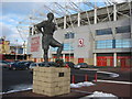 Statue of George Hardwick at Riverside Stadium Middlesbrough