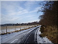 Road from Aboyne water treatment plant