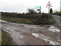 Bridleway entrance to the D-Day ALG airfield