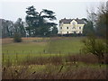 TM1054 : Bosmere Hall from the Gipping footpath by Andrew Hill